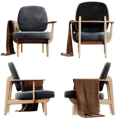 现代单人沙发-64